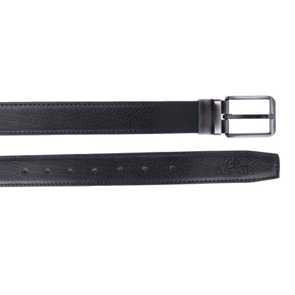 MOJI Men's Reversible Vegan Leather Belt (Textured) | Formal & Casual